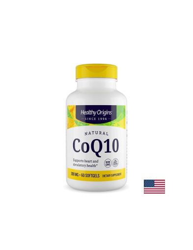 Коензим Q10 (убиквинон) Енергия и сърдечна функция 200 mg, 60 капсули
