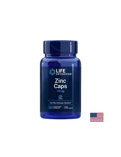 Цинк 15 мг | Zinc | Life Extension, 150 V капс.