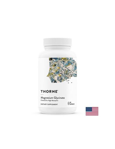 Магнезий глицинат 120 мг | Magnesium Glycinate | Thorne, 90 капс.