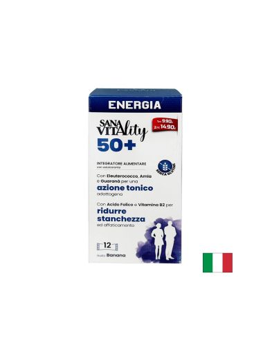 Жизненост и енергия 50+ | Vitality and Energy 50+ | SanaVitality, 12 сашета х 10 мл