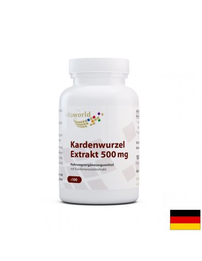 Горска лугачка 500 мг | Karden wurzelextrakt | Vitaworld, 100 капс.