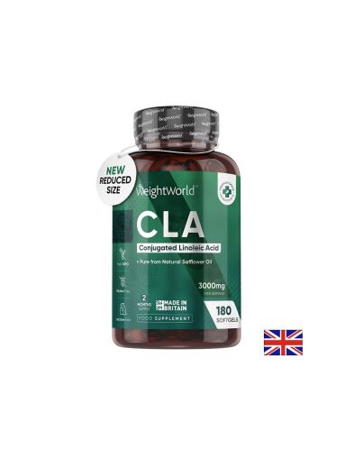 CLA Конюгирана линолова киселина 3000 мг| CLA | Weight World , 180 капс.