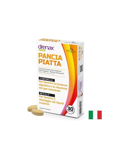 Дренакс Форте  за плосък корем  | Drenax Forte Pancia Piatta | Paladin Pharma, 30 табл.