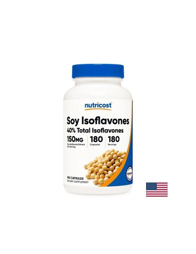 Соя изофлавони – При менопауза и хормонални промени, 150 mg, 180 капсули