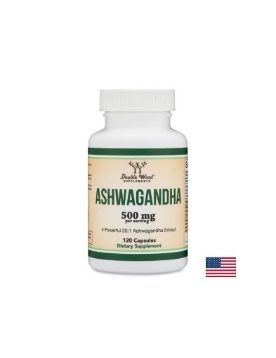 Ашваганда 250 мг | Ashwagandha | Double Wood, 120 капс.