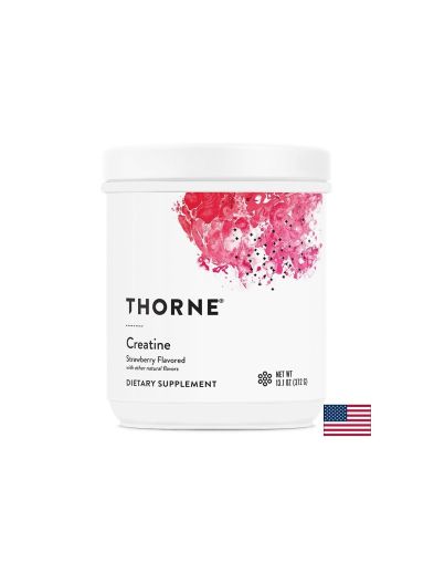 Креатин Монохидрат 5000 мг | Creatine Monohydrate | Thorne, 375 гр вкус ягода