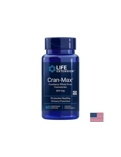 Червена боровинка 500 мг | Cran-Max® Cranberry Concentrate | Life Extension, 60 капс.
