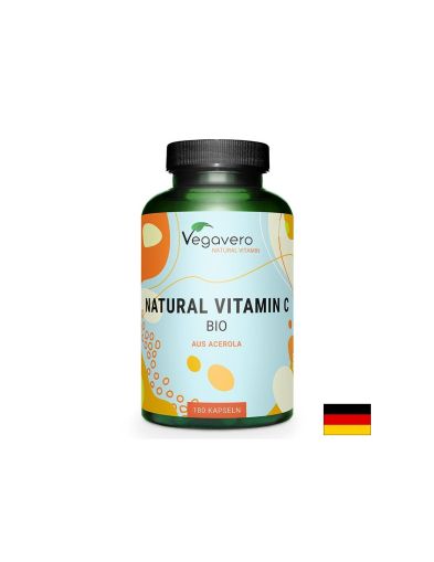 Витамин С от Ацерола | Natural Vitamin C Bio Aus Acerola | Vegavero, 180 капс.