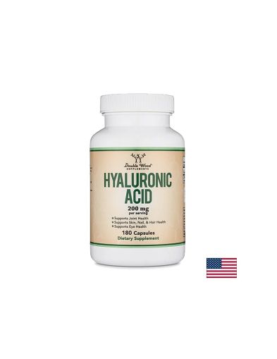 Хиалуронова киселина 200 мг | Hyaluronic acid | Double Wood, 180 капс.