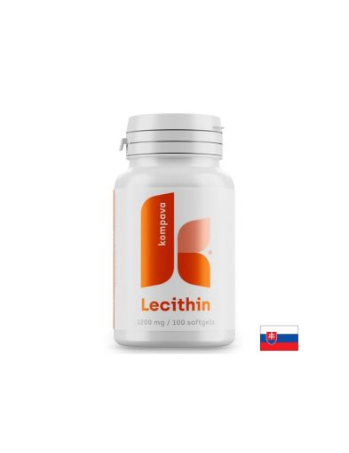 Лецитин 2400 мг | Lecithin | Kompava, 100 софтгел капсули