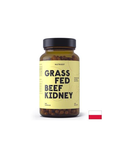 Говежди бъбрек 400 мг | Grass Fed Beef Kidney | Nutriest,  240 капс.