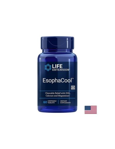 Добро храносмилане | EsophaCool™ | Life Extension, 60 дъвчащи табл.