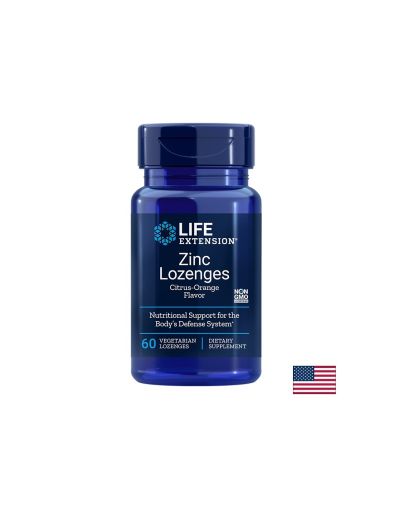 Цинк 60 дъвчащи дражета | Zinc Lozenges | Life extension