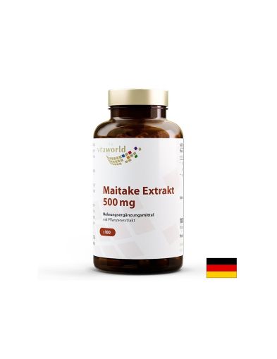Майтаке екстракт 500 мг | Maitake Extrakt | Vitaworld, 100 капс.