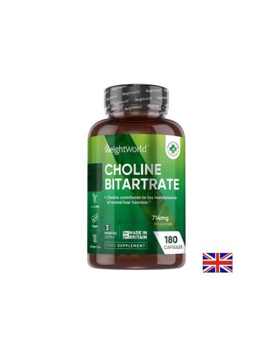 Холин Битартарат | Choline Bitartrate | Weight World , 180 капс.