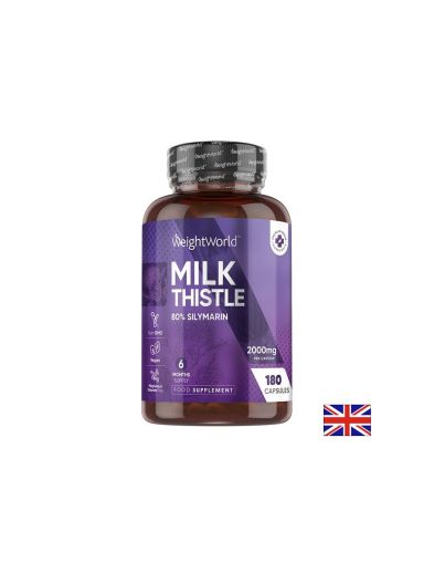 Бял трън 2000 мг | Milk Thistle | WeightWorld, 180 капс.