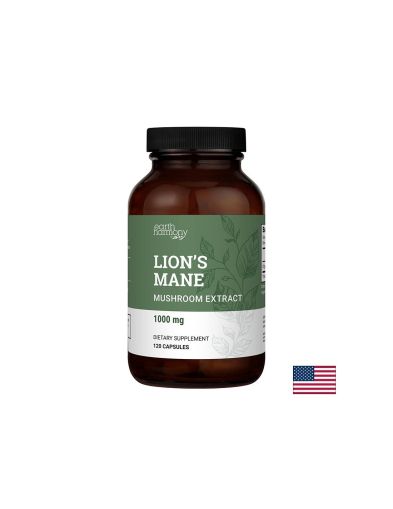 Био Лъвска грива 500 мг екстракт | Lion’s Mane | Earth Harmony, 120 капс.