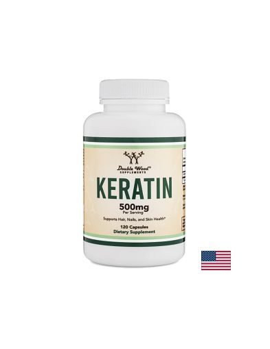  Кератин 500 мг | Keratin | Double Wood, 120 капс.