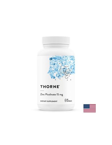 Цинк Пиколинат 15 мг | Zinc Picolinate | Thorne, 60 капс.