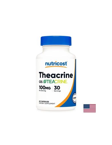 Теакрин Екстракт 50 мг | Teacrine | Nutricost, 60 капс.
