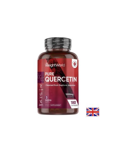 Кверцетин При алергии и отслабен имунитет, 500 mg 180 капсули