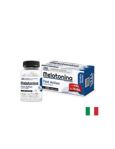 Мелатонин 1 мг + Витамин Б6 | Melatonin + Vitamin B6 | Paladin Pharma, 100 табл.
