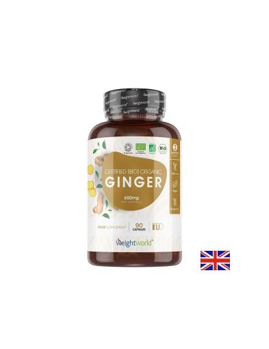 Био Джинджифил Екстракт | Organic Ginger | Weight World , 90 капс.