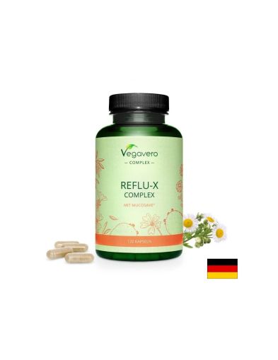 Рефлу Комплекс | Reflu-X Complex mit Mucosave® | Vegavero, 120 капс.