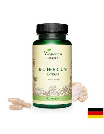Херициум ( Лъвска грива ) БИО екстракт | Hericium BIO Extrakt | Vegavero, 60 капс.