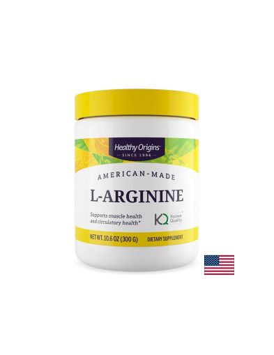 Л Аргинин 5 гр | L-Arginine | Healthy Origins , 300 гр.