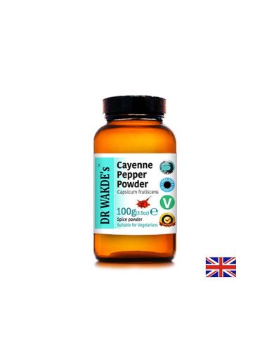 Лют червен пипер на прах | Кайен | Cayenne Powder | DR WAKDE’s, 100 гр.