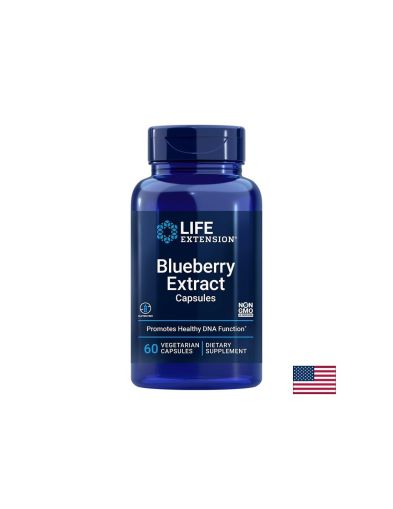 Синя боровинка екстракт 500 мг | Blueberry Extract | Life Extension, 60 капс.