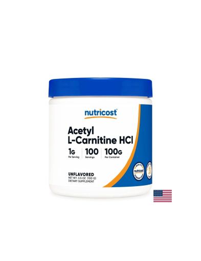 Горене на мазнини - Ацетил-Л-Карнитин (Acetyl L-Carnitine), 100 g прах
