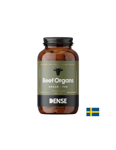 Микс от говежди черен дроб, бъбрек и сърце | Beef Organs | Dense, 180 капс.