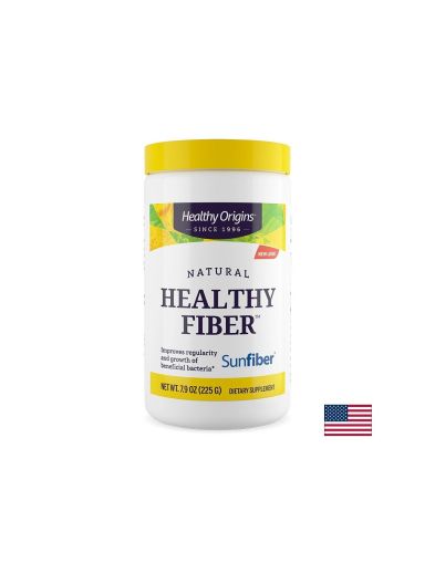 Гуарови фибри | Healthy Fiber | Healthy Origins, 225 гр.