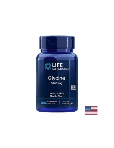 Глицин 1000 мг |  Glycine | Life Extensions, 100 капс