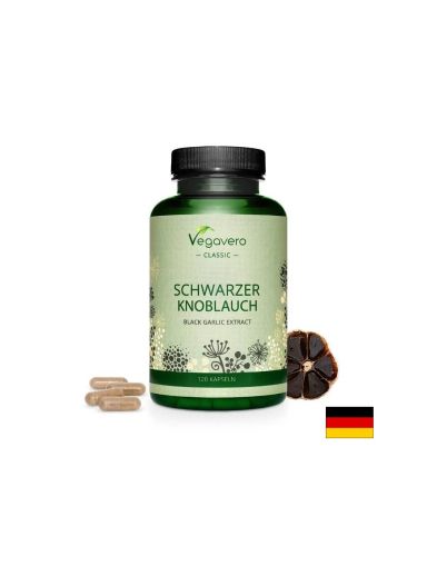 Черен чесън (екстракт) 600 мг | Schwarzer Knoblauch | VegaVero, 120 капс.