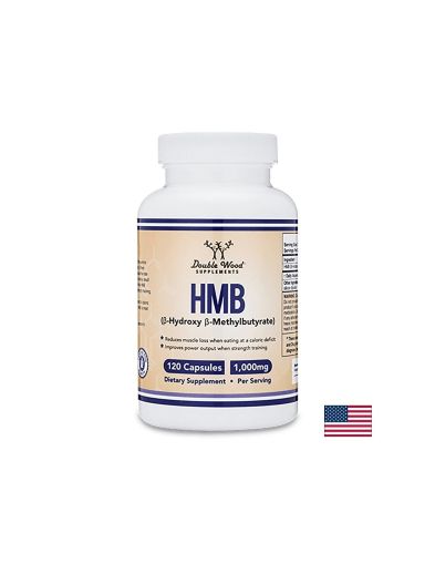 Бета Хидрокси Бета Метилбутират | HMB (β – Hydroxy β – Methylbutyrate | Double Wood, 120 капс.