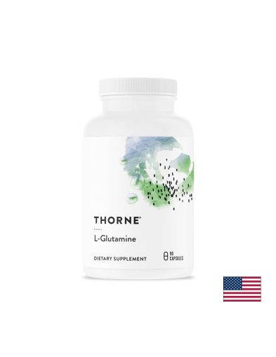 Л - Глутамин | L-Glutamine | Thorne , 90 капс.
