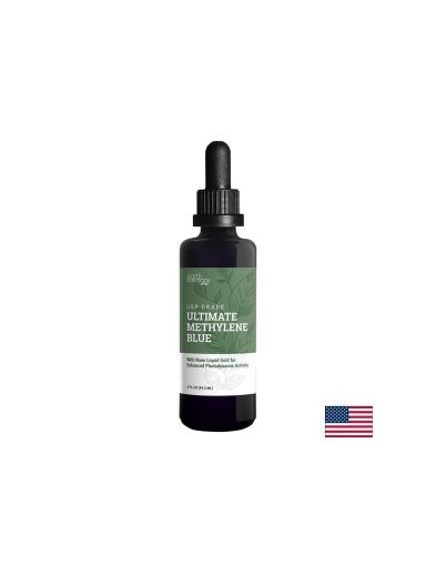 Метиленово синьо фармацефтичен клас 10 мг| USP Ultimate Methylene Blue | Earth Harmony Naturals, 59.2 мл