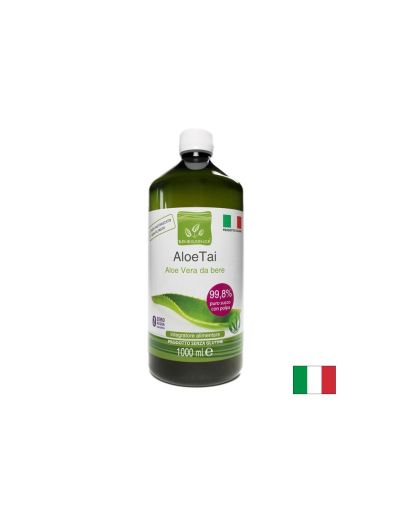 Алое вера сок и пулпа от лист | Aloe Tai | Benessence, 1л / 20 дози