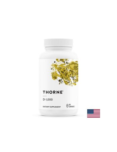 Витамин Д3 1000 IU | Vitamin D3 25 µg | Thorne, 90 капс.