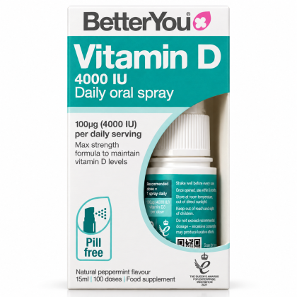 Спрей витамин Д3, 15 мл | Vitamin D3 Oral Spray | BettеrYou,  100 дози