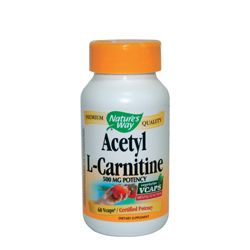 Ацетил Л-карнитин 500 мг | Nature's Way, 60 капс.
