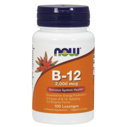 Витамин Б12, 2000 мкг | Vitamin B12 | Now Foods, 100 дражета 