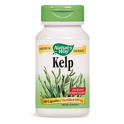 Келп ( кафяви водорасли ) 600 мг | Kelp | Natures Way, 180 капс