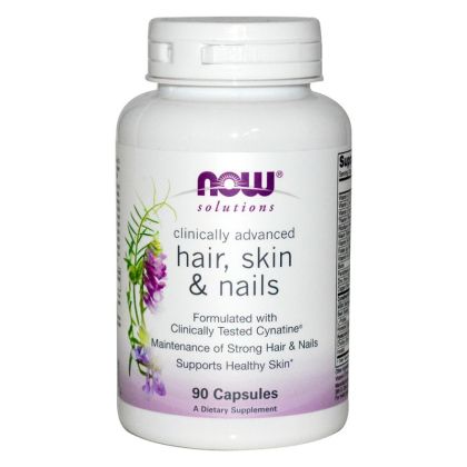 Комплекс здрава коса, кожа и нокти | Hair, Skin & Nails | Now Foods, 90 капс