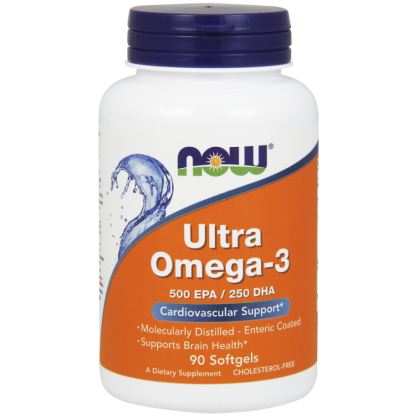 Ултра Омега 3, 500 EPA / 250 DHA |Ultra Omega-3 | Now Foods,  90 дражета  