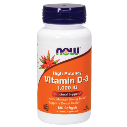 Витамин Д3 1000 IU | Vitamin D3  | Now Foods, 180 драж