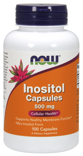 Инозитол 500 мг | Inositol B-8 | Now Foods,100 капсули